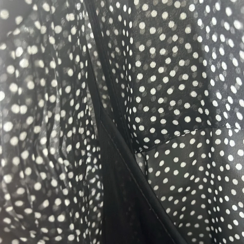 Motherhood Black and White Dotted Blouse - Picture 3 of 6